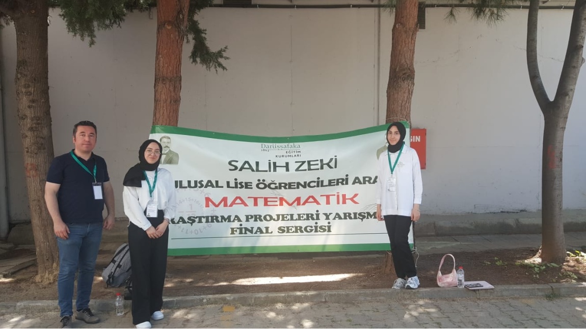 SALİH ZEKİ MATEMATİK ARAŞTIRMA PROJELERİ YARIŞMASINDA İLK 10'DA  FİNALLERDEYİZ.